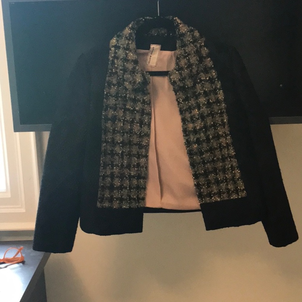 Antonio Marras Tweed Jacket with Quilted Sleeves